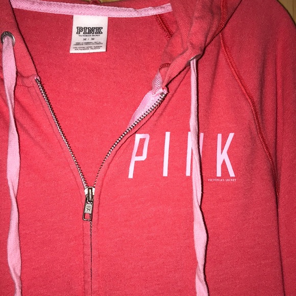 PINK coral hoodie - Picture 2 of 3